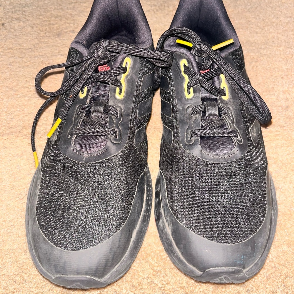 Black and Yellow Athletic Shoes